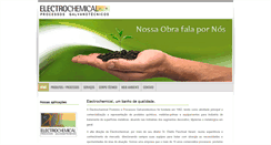Desktop Screenshot of electrochemical.com.br