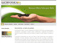 Tablet Screenshot of electrochemical.com.br